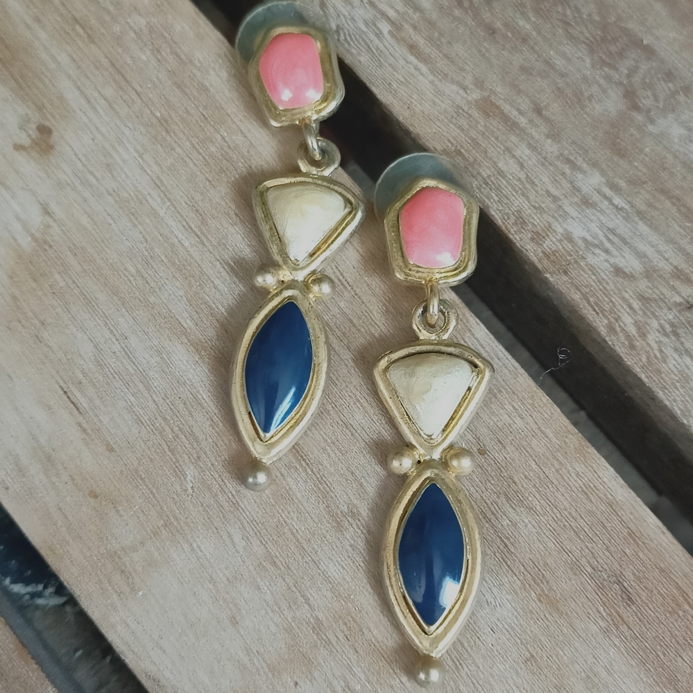 🌷3/15🌷 Vintage colorful bohemian dangle earrings